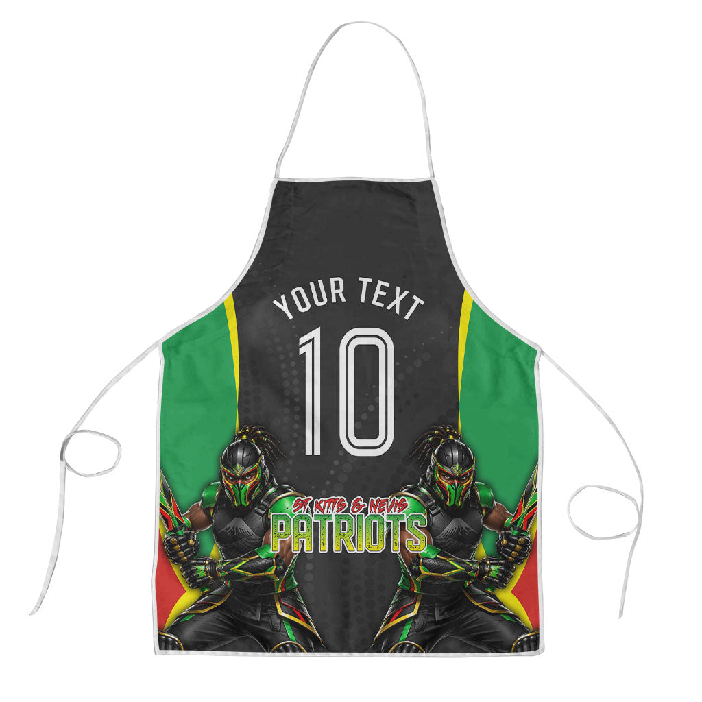 Personalized St Kitts And Nevis Patriots Apron Caribbean Cricket Player Graphic Art