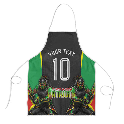 Personalized St Kitts And Nevis Patriots Apron Caribbean Cricket Player Graphic Art