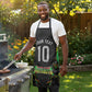 Personalized St Kitts And Nevis Patriots Apron Caribbean Cricket Player Graphic Art