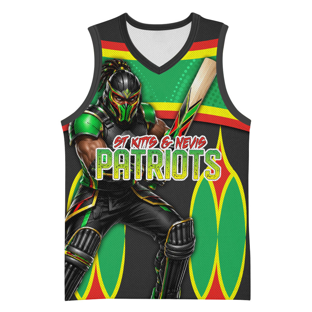 Personalized St Kitts And Nevis Patriots Basketball Jersey Caribbean Cricket Player Graphic Art
