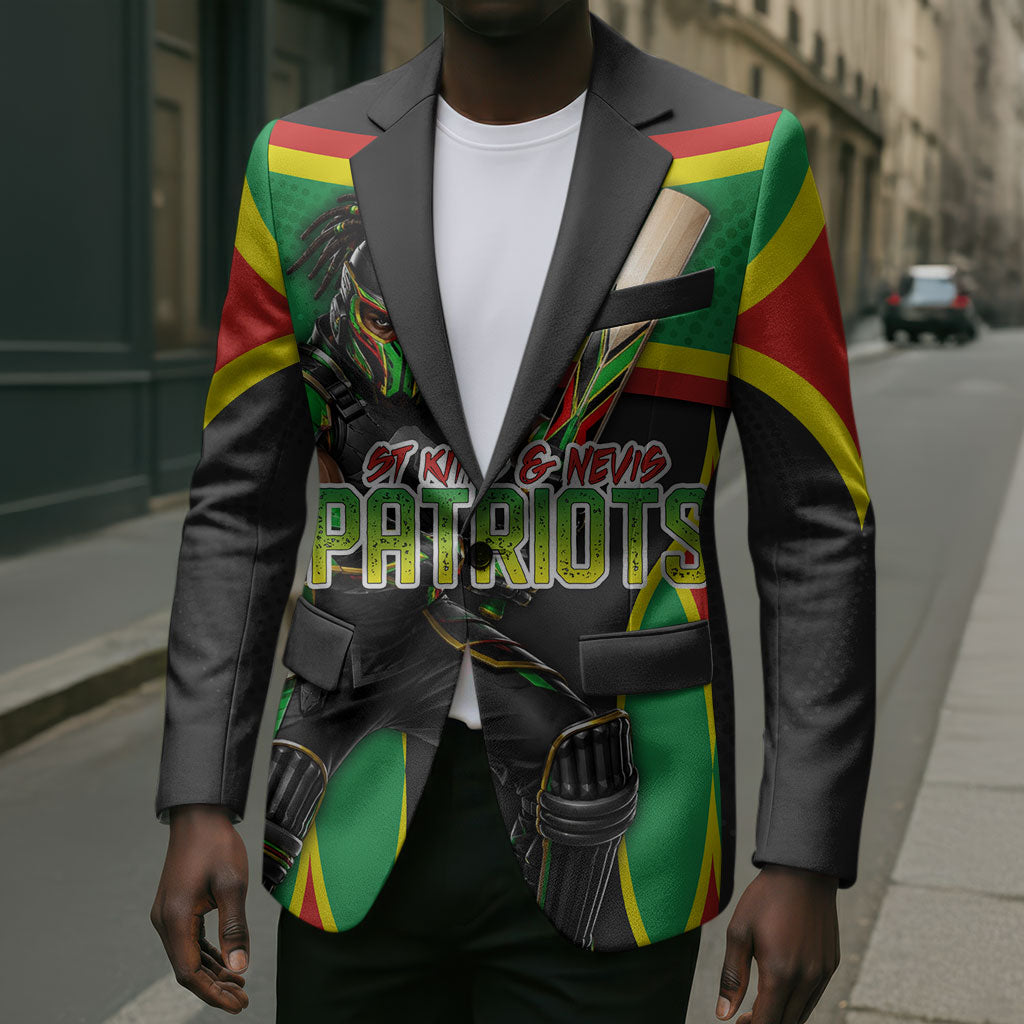 Personalized St Kitts And Nevis Patriots Blazer Caribbean Cricket Player Graphic Art