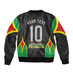 Personalized St Kitts And Nevis Patriots Bomber Jacket Caribbean Cricket Player Graphic Art