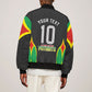 Personalized St Kitts And Nevis Patriots Bomber Jacket Caribbean Cricket Player Graphic Art
