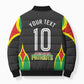 Personalized St Kitts And Nevis Patriots Bomber Puffer Jacket Caribbean Cricket Player Graphic Art