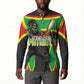 Personalized St Kitts And Nevis Patriots Button Sweatshirt Caribbean Cricket Player Graphic Art