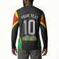 Personalized St Kitts And Nevis Patriots Button Sweatshirt Caribbean Cricket Player Graphic Art
