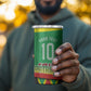 Personalized St Kitts And Nevis Patriots 4 in 1 Can Cooler Tumbler Caribbean Cricket Player Graphic Art