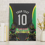 Personalized St Kitts And Nevis Patriots Canvas Wall Art Caribbean Cricket Player Graphic Art