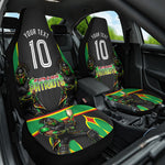 Personalized St Kitts And Nevis Patriots Car Seat Cover Caribbean Cricket Player Graphic Art
