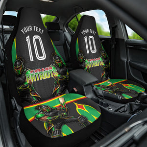 Personalized St Kitts And Nevis Patriots Car Seat Cover Caribbean Cricket Player Graphic Art