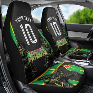 Personalized St Kitts And Nevis Patriots Car Seat Cover Caribbean Cricket Player Graphic Art