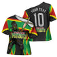 Personalized St Kitts And Nevis Patriots Cross Shoulder Shirt Caribbean Cricket Player Graphic Art
