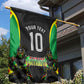 Personalized St Kitts And Nevis Patriots Garden Flag Caribbean Cricket Player Graphic Art