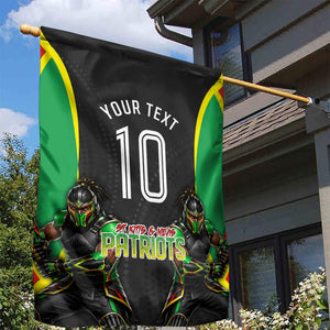 Personalized St Kitts And Nevis Patriots Garden Flag Caribbean Cricket Player Graphic Art