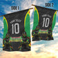 Personalized St Kitts And Nevis Patriots Garden Flag Caribbean Cricket Player Graphic Art