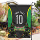 Personalized St Kitts And Nevis Patriots Garden Flag Caribbean Cricket Player Graphic Art