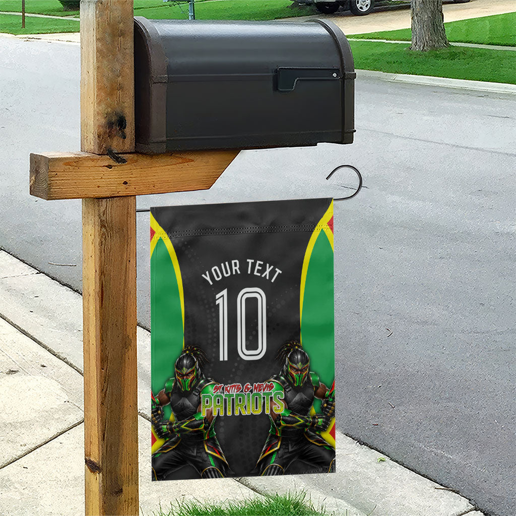Personalized St Kitts And Nevis Patriots Garden Flag Caribbean Cricket Player Graphic Art