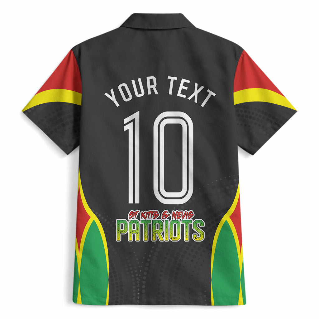 Personalized St Kitts And Nevis Patriots Hawaiian Shirt Caribbean Cricket Player Graphic Art