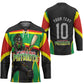 Personalized St Kitts And Nevis Patriots Hockey Jersey Caribbean Cricket Player Graphic Art