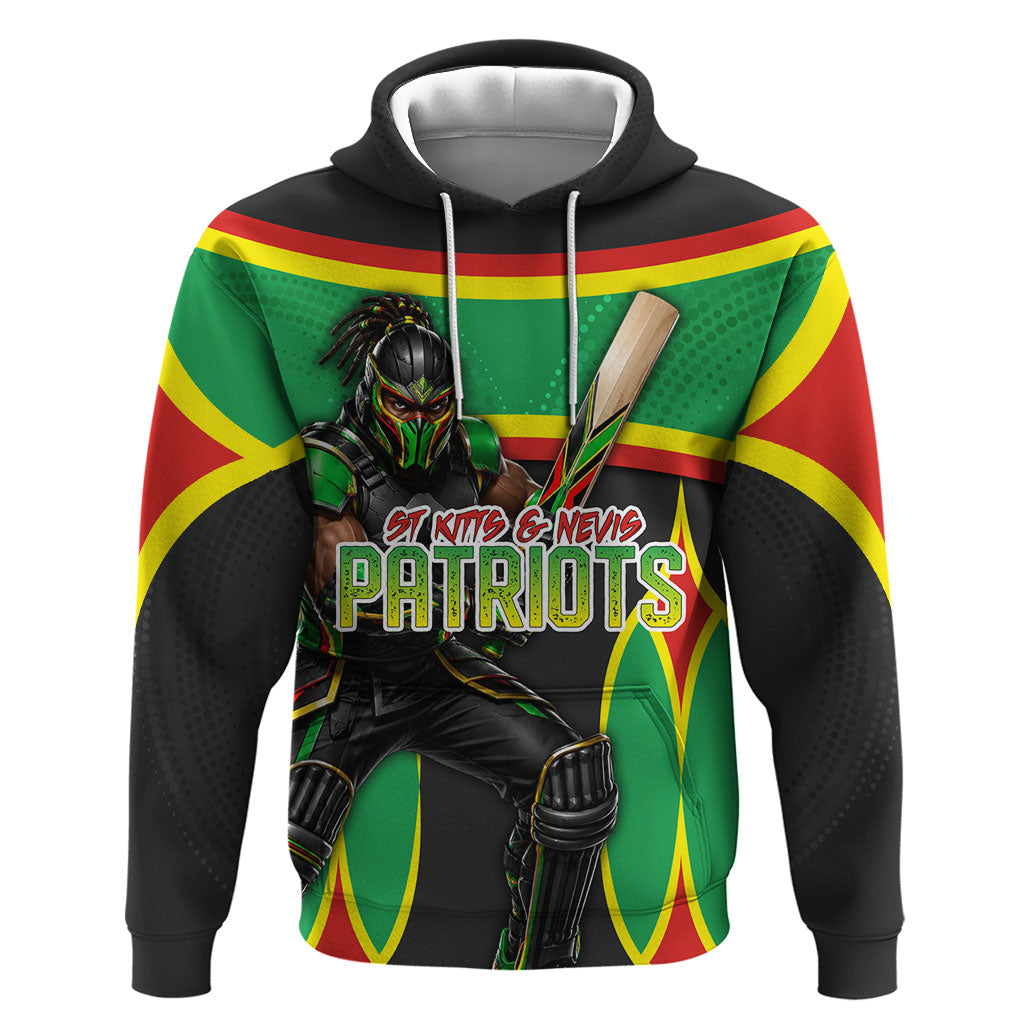 Personalized St Kitts And Nevis Patriots Hoodie Caribbean Cricket Player Graphic Art
