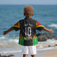 Personalized St Kitts And Nevis Patriots Kid Hawaiian Shirt Caribbean Cricket Player Graphic Art