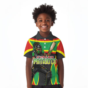 Personalized St Kitts And Nevis Patriots Kid Polo Shirt Caribbean Cricket Player Graphic Art