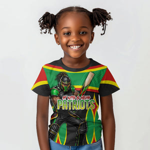 Personalized St Kitts And Nevis Patriots Kid T shirt Caribbean Cricket Player Graphic Art
