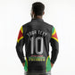 Personalized St Kitts And Nevis Patriots Long Sleeve Polo Shirt Caribbean Cricket Player Graphic Art