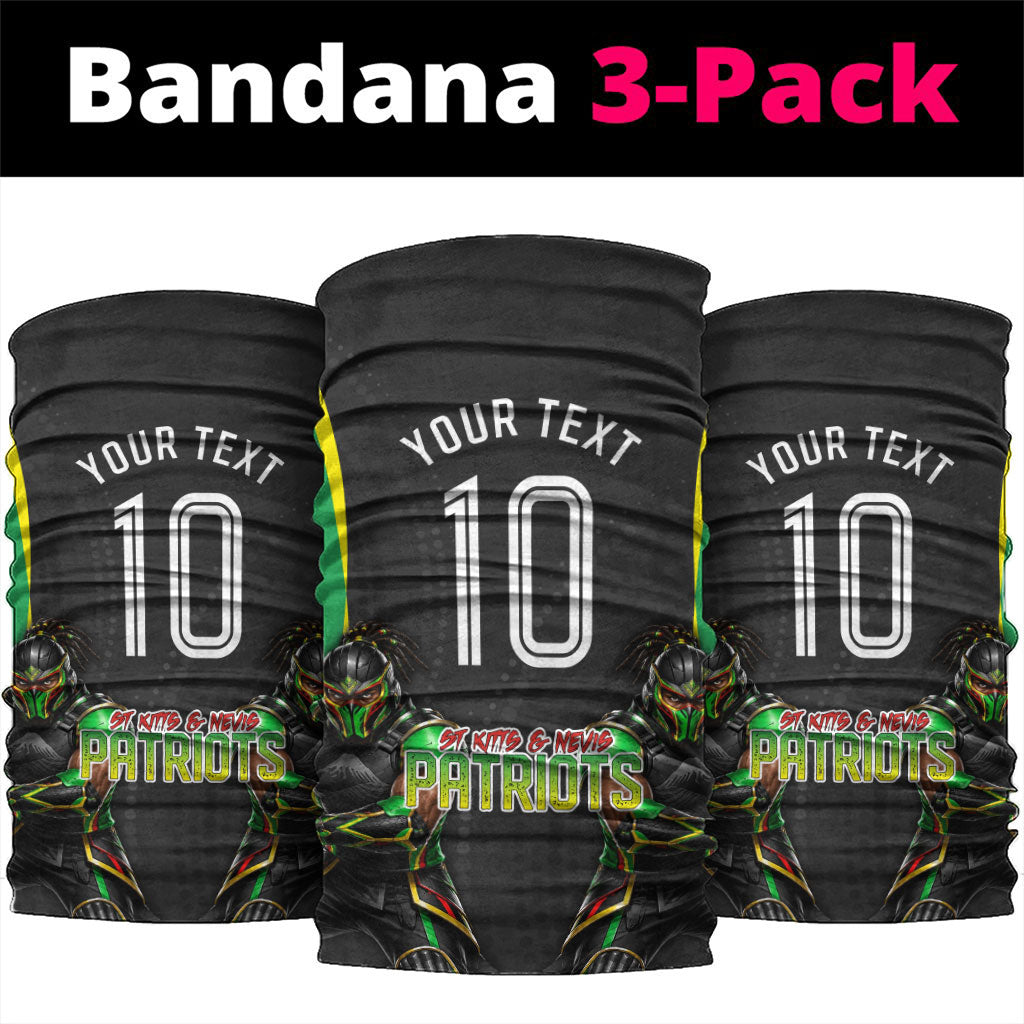 Personalized St Kitts And Nevis Patriots Neck Gaiter Caribbean Cricket Player Graphic Art