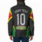 Personalized St Kitts And Nevis Patriots Padded Jacket Caribbean Cricket Player Graphic Art