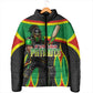 Personalized St Kitts And Nevis Patriots Padded Jacket Caribbean Cricket Player Graphic Art