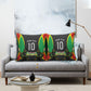 Personalized St Kitts And Nevis Patriots Pillow Cover Caribbean Cricket Player Graphic Art