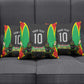Personalized St Kitts And Nevis Patriots Pillow Cover Caribbean Cricket Player Graphic Art