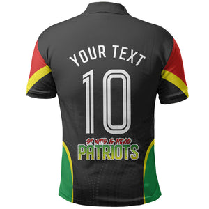 Personalized St Kitts And Nevis Patriots Polo Shirt Caribbean Cricket Player Graphic Art