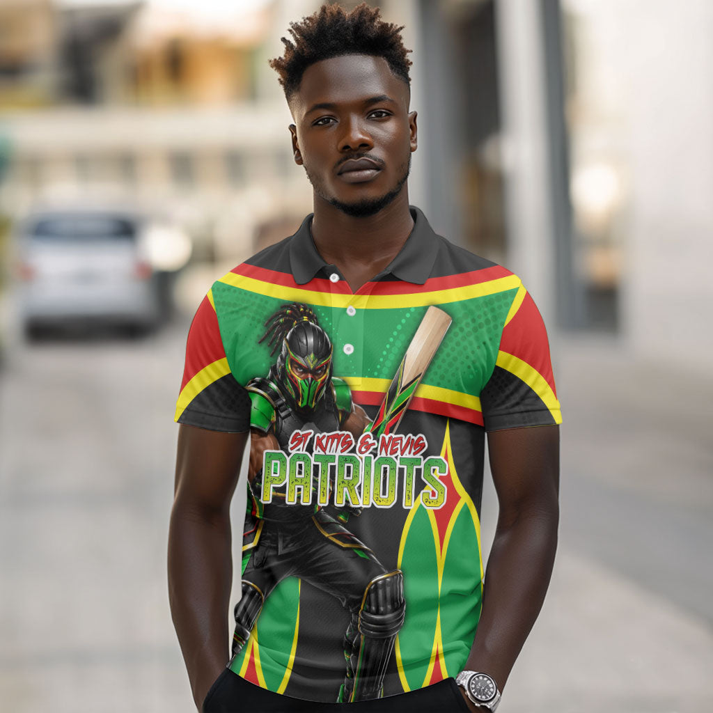 Personalized St Kitts And Nevis Patriots Polo Shirt Caribbean Cricket Player Graphic Art