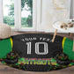 Personalized St Kitts And Nevis Patriots Round Carpet Caribbean Cricket Player Graphic Art
