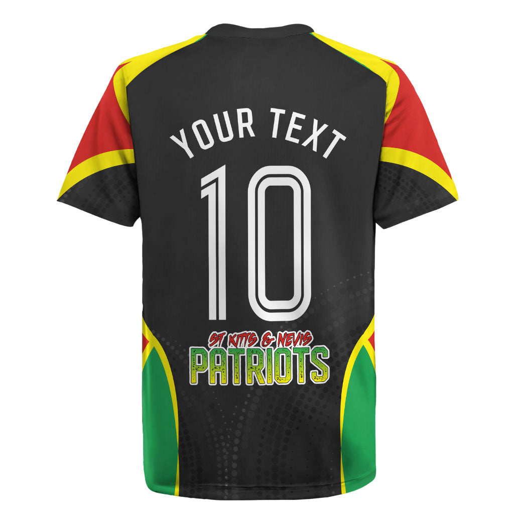 Personalized St Kitts And Nevis Patriots Rugby Jersey Caribbean Cricket Player Graphic Art