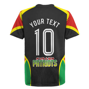 Personalized St Kitts And Nevis Patriots Rugby Jersey Caribbean Cricket Player Graphic Art