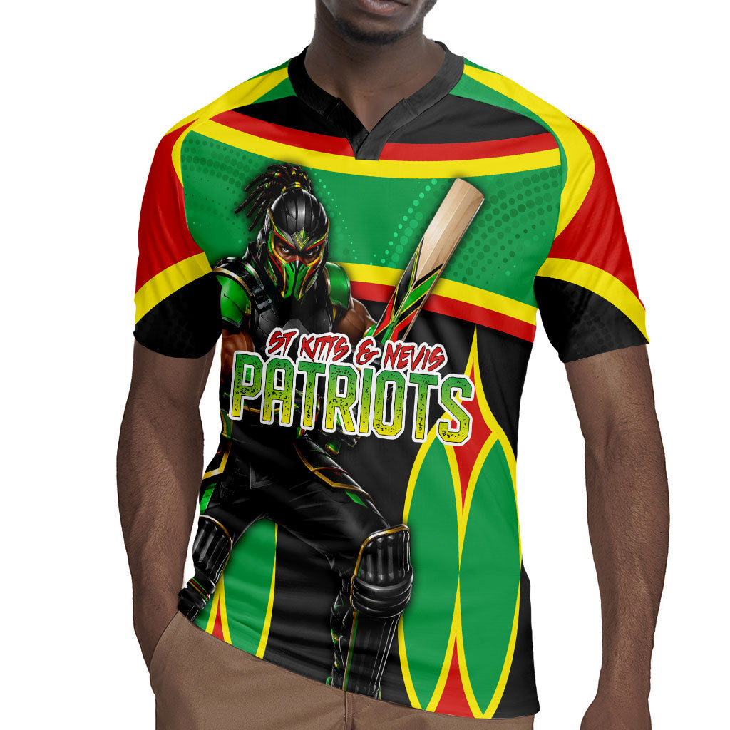 Personalized St Kitts And Nevis Patriots Rugby Jersey Caribbean Cricket Player Graphic Art