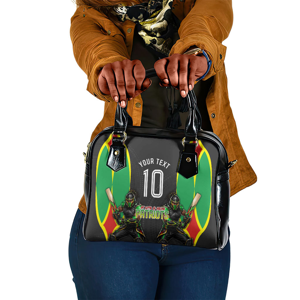 Personalized St Kitts And Nevis Patriots Shoulder Handbag Caribbean Cricket Player Graphic Art