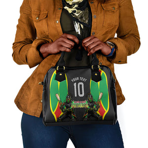 Personalized St Kitts And Nevis Patriots Shoulder Handbag Caribbean Cricket Player Graphic Art