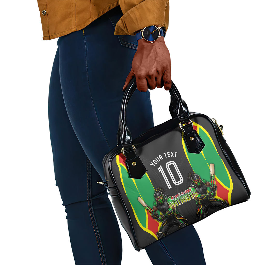 Personalized St Kitts And Nevis Patriots Shoulder Handbag Caribbean Cricket Player Graphic Art