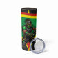Personalized St Kitts And Nevis Patriots Skinny Tumbler Caribbean Cricket Player Graphic Art