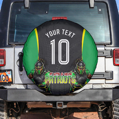 Personalized St Kitts And Nevis Patriots Spare Tire Cover Caribbean Cricket Player Graphic Art