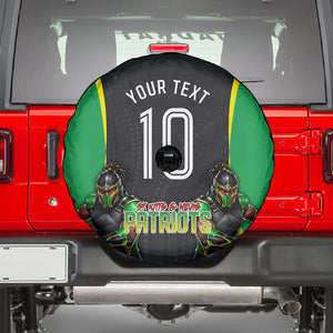 Personalized St Kitts And Nevis Patriots Spare Tire Cover Caribbean Cricket Player Graphic Art