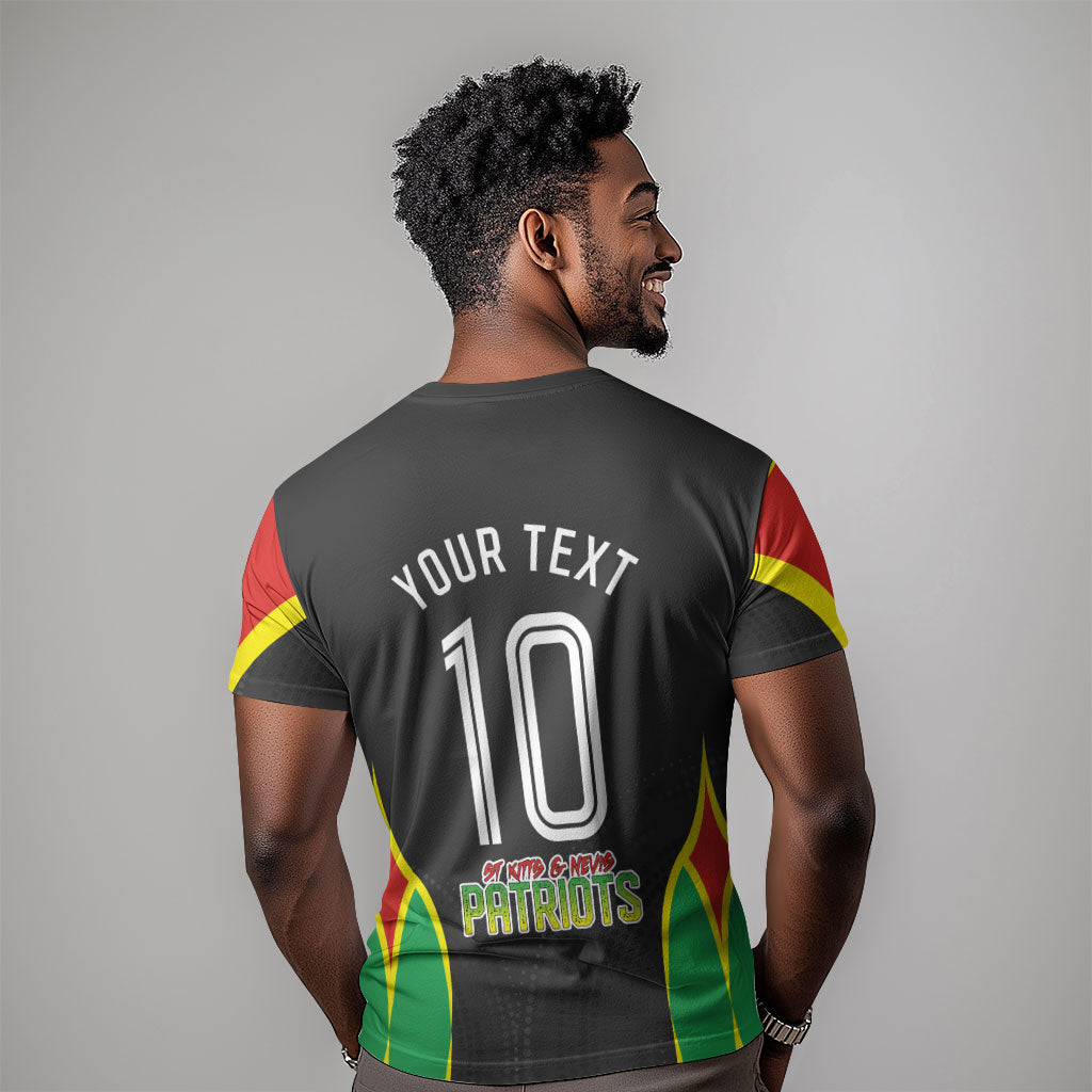 Personalized St Kitts And Nevis Patriots T shirt Caribbean Cricket Player Graphic Art