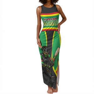 Personalized St Kitts And Nevis Patriots Tank Maxi Dress Caribbean Cricket Player Graphic Art