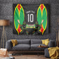 Personalized St Kitts And Nevis Patriots Tapestry Caribbean Cricket Player Graphic Art