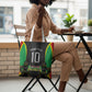 Personalized St Kitts And Nevis Patriots Tote Bag Caribbean Cricket Player Graphic Art