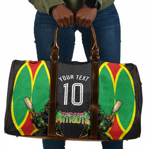 Personalized St Kitts And Nevis Patriots Travel Bag Caribbean Cricket Player Graphic Art
